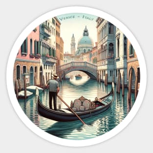 Venice's Timeless Romance - Venice Italy Sticker